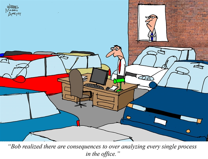 Humor - Cartoon: Consequences to Over Analyzing?
